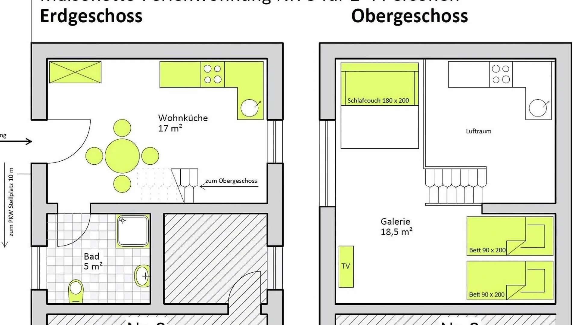 Moderne Maisonette Wohnung Mit Terrasse Berlín